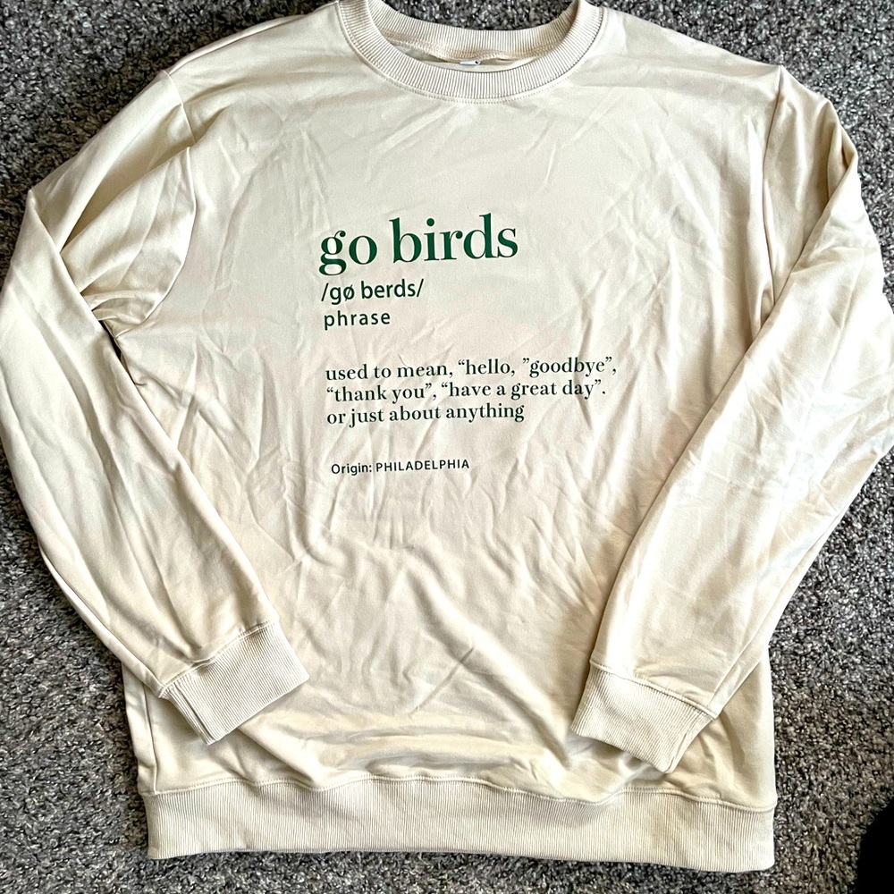 Philadelphia Eagles Women’s Go Birds Crewneck